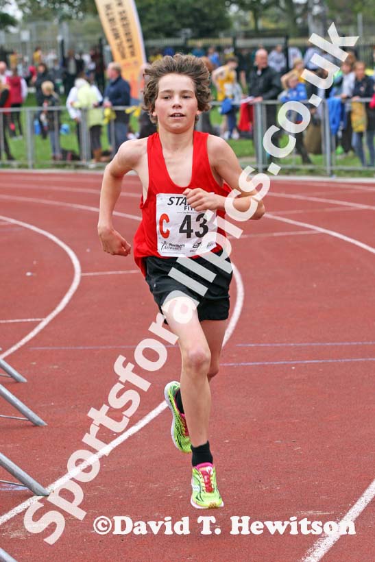 York Acorn Running Club winner the under-13 boys at the Northern Road Relays, Blackpool.
